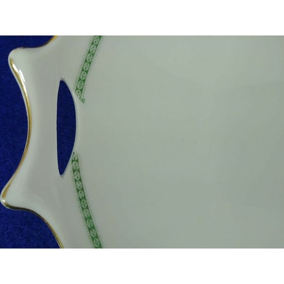 Bavaria Hutschenreuther Porcelain Plate w/ Handles Gold Trimmed 9" - Picture 10 of 12
